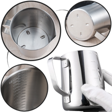 Load image into Gallery viewer, Caraffa per il latte in acciaio inox 100 ml
