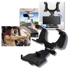 Carica l&#39;immagine nel visualizzatore di Gallery, Porta telefono per specchietto retrovisore per auto - Ozerty
