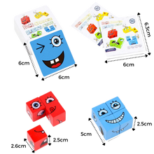 Load image into Gallery viewer, Gioco di emoji del cubo magico Montessori - Ozerty
