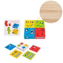 Load image into Gallery viewer, Gioco di emoji del cubo magico Montessori - Ozerty
