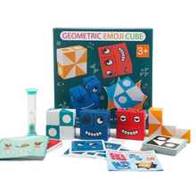 Load image into Gallery viewer, Gioco di emoji del cubo magico Montessori - Ozerty
