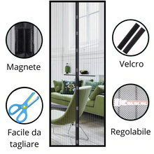 Load image into Gallery viewer, Zanzariera magnetica per porte
