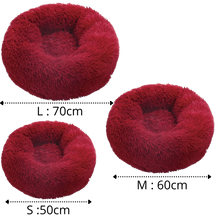 Load image into Gallery viewer, Soffice letto peluche a ciambella per animali - Ozerty
