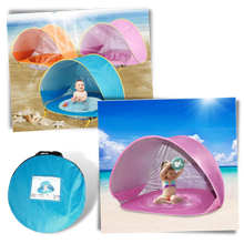 Load image into Gallery viewer, Tenda da spiaggia portatile per bambini con mini piscina - Ozerty
