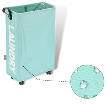 Load image into Gallery viewer, Cestino da bucato portatile con ruote
