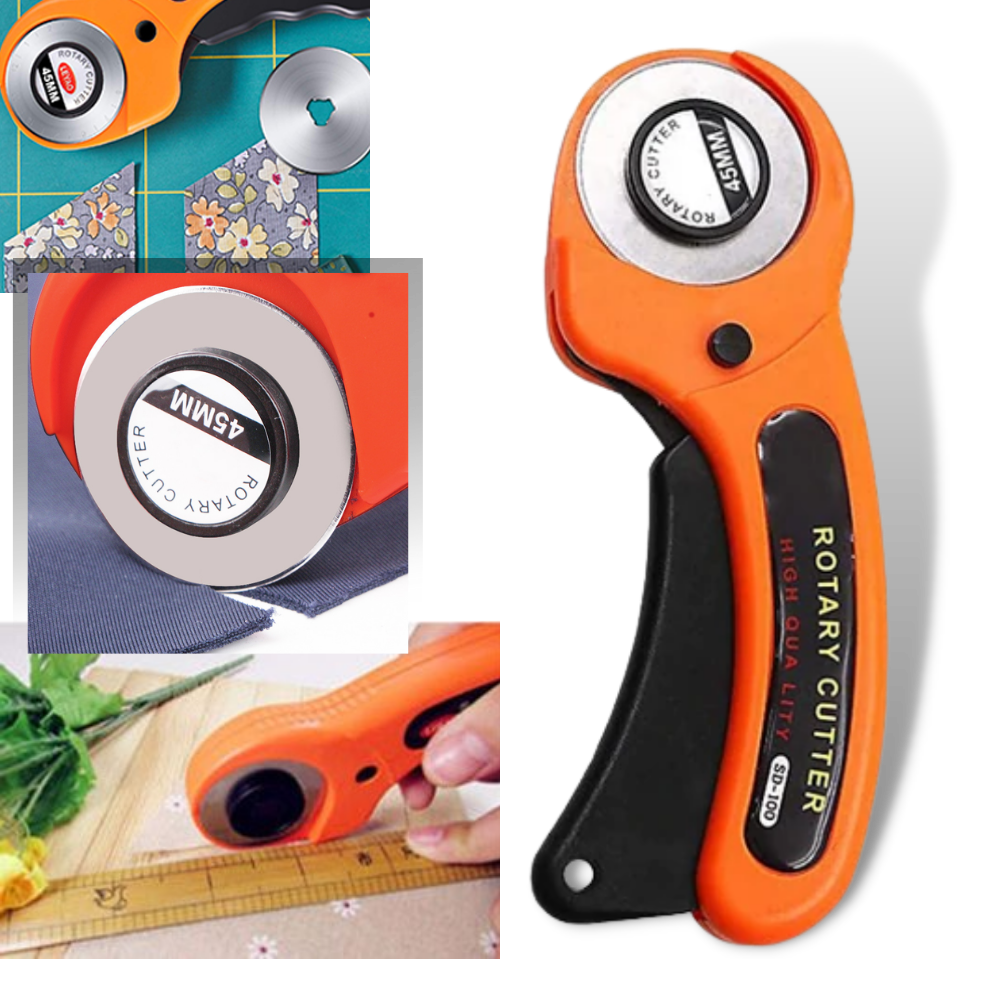 Taglierina a rullo per tessuti con cinque lame da 45 mm - Ozerty