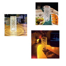 Load image into Gallery viewer, Lampada da tavolo in cristallo di lusso - Ozerty
