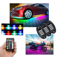 Load image into Gallery viewer, Confezione da 8 luci RGB per veicoli - Ozerty
