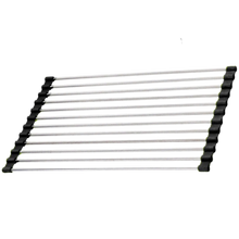 Load image into Gallery viewer, Scolapiatti in acciaio inossidabile arrotolabile per piatti e alimenti
