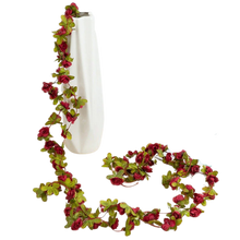 Load image into Gallery viewer, Ghirlanda di rose artificiali
