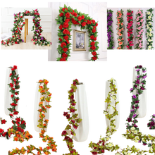 Load image into Gallery viewer, Ghirlanda di rose artificiali  - Ozerty
