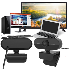 Load image into Gallery viewer, Webcam USB HD 1080p rotante con microfono - Ozerty

