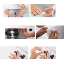 Load image into Gallery viewer, Confezione da 4 serrature magnetiche per armadietti di sicurezza per bambini - Ozerty
