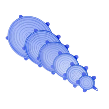 Load image into Gallery viewer, 6 Pezzi Coperchi elasticizzati in silicone
