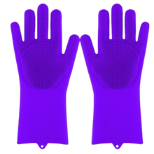 Carica l&#39;immagine nel visualizzatore di Gallery, Guanti di lavaggio multiuso in silicone
