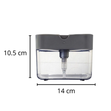 Load image into Gallery viewer, Distributore di detersivo da cucina con porta spugna - Ozerty
