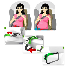 Load image into Gallery viewer, Regolatore della cintura di sicurezza per la protezione delle donne incinte
