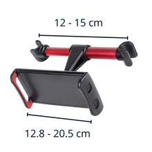 Load image into Gallery viewer, Supporto per tablet e telefono sul sedile posteriore dell&#39;auto - Ozerty
