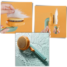 Load image into Gallery viewer, Spazzola per animali autopulente a forma di zucca - Ozerty
