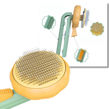 Load image into Gallery viewer, Spazzola per animali autopulente a forma di zucca
