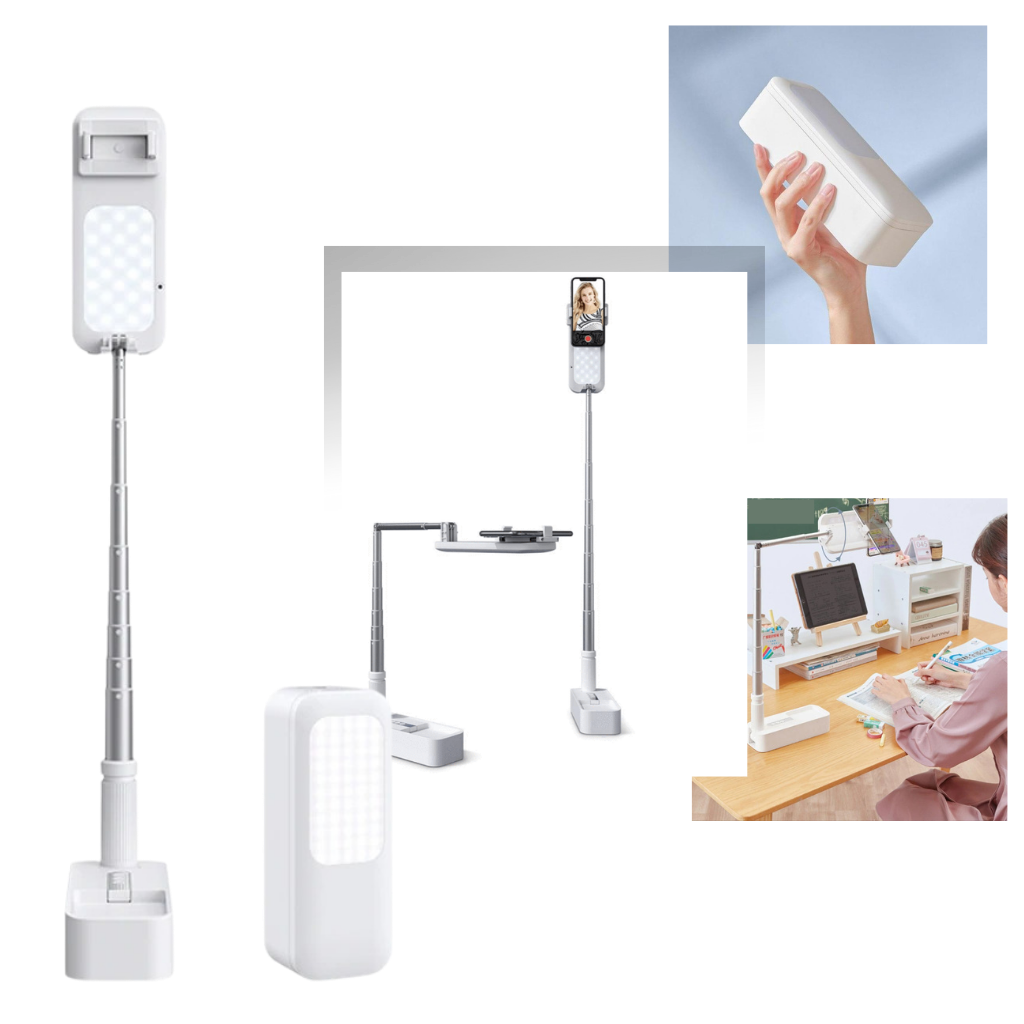 Supporto per smartphone integrato nel kit di luci Bluetooth - Ozerty