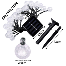 Load image into Gallery viewer, Stringa di luce solare a ghirlanda - Ozerty
