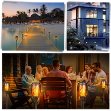 Load image into Gallery viewer, Torcia luminosa solare a LED con fiamma tremolante - Ozerty
