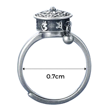 Carica l&#39;immagine nel visualizzatore di Gallery, Anello con mantra buddista che gira per donne - Ozerty
