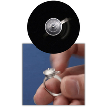 Carica l&#39;immagine nel visualizzatore di Gallery, Anello con mantra buddista che gira per donne
