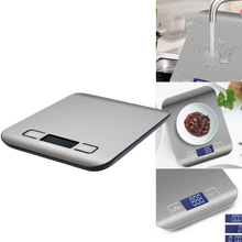 Load image into Gallery viewer, Bilancia da cucina digitale LCD in acciaio inox - Ozerty

