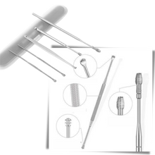 Load image into Gallery viewer, Set di strumenti per la pulizia del cerume in acciaio inossidabile
