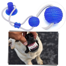 Load image into Gallery viewer, Giocattolo a ventosa con palla da tirare per cani - Ozerty
