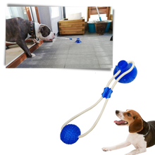 Load image into Gallery viewer, Giocattolo a ventosa con palla da tirare per cani - Ozerty
