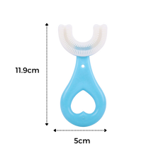 Load image into Gallery viewer, Spazzolino da denti a forma di U per bambini (confezione da 2) - Ozerty
