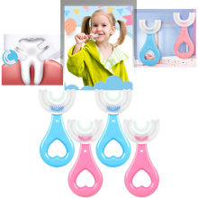 Load image into Gallery viewer, Spazzolino da denti a forma di U per bambini (confezione da 2) - Ozerty

