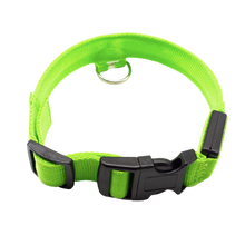 Load image into Gallery viewer, Collare per animali con luce LED ricaricabile USB
