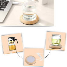 Load image into Gallery viewer, Scaldabicchieri elettrico USB in legno - Ozerty
