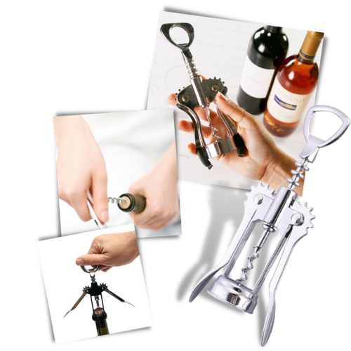 Versatile apribottiglie per il vino - Ozerty