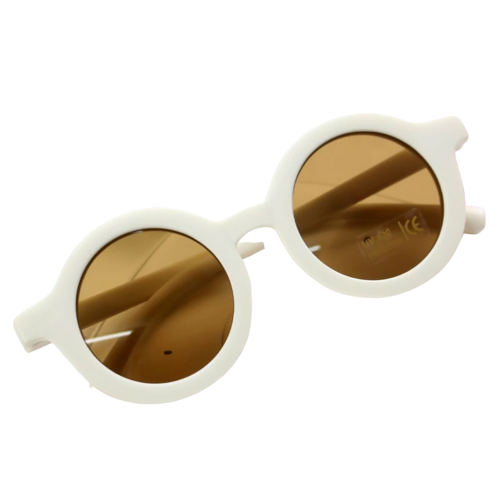 Occhiali da sole rotondi vintage per bambini da 1 a 5 anni