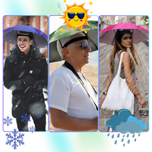 Load image into Gallery viewer, Cappello regolabile con ombrello senza mani - Ozerty
