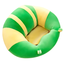 Load image into Gallery viewer, Cuscino igienico regolabile per seggiolino per bambini -Strisce verde giallo - Ozerty
