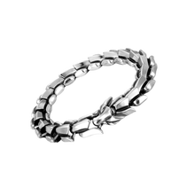 Load image into Gallery viewer, Bracciale regolabile Drago di Midgard -Argento - Ozerty
