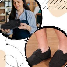 Load image into Gallery viewer, Scarpe ortopediche diabetiche regolabili - Ozerty
