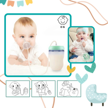 Load image into Gallery viewer, Biberon per autoalimentazione con valvola anticolica - Ozerty
