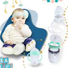 Load image into Gallery viewer, Biberon per autoalimentazione con valvola anticolica - Ozerty
