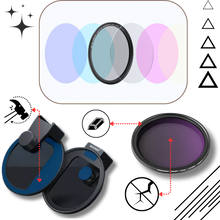 Carica l&#39;immagine nel visualizzatore di Gallery, Obiettivo con Filtro per Smartphone Collegabile - Ozerty
