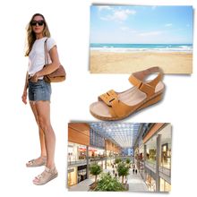 Load image into Gallery viewer, Sandali ortopedici da donna con supporto all&#39;arco plantare - Ozerty
