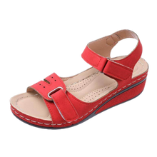 Load image into Gallery viewer, Sandali ortopedici da donna con supporto all&#39;arco plantare -Rosso/EU35Rosso/EU36Rosso/EU37Rosso/EU38Rosso/EU39Rosso/EU40Rosso/EU41Rosso/EU42Rosso/EU43 - Ozerty
