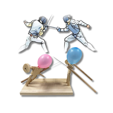 Load image into Gallery viewer, Gioco di scherma con palloncini divertenti di bambù - Ozerty
