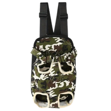 Load image into Gallery viewer, Zaino Trasportatore per Cani e Gatti -Tela mimetica - Ozerty
